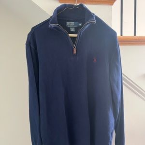 Polo by Ralph Lauren Quarter Zip Navy Sweater